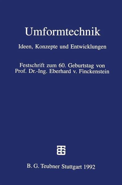 Umformtechnik (eBook, PDF) Umformtechnik (eBook, PDF)