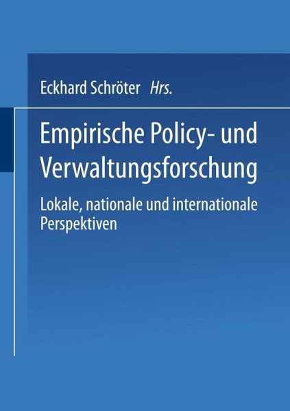 Empirische Policy- und Verwaltungsforschung (eBook, PDF)