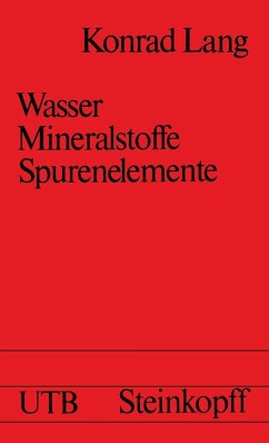 Wasser, Mineralstoffe, Spurenelemente (eBook, PDF) - Lang, K.