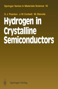 Cover Hydrogen in Crystalline Semiconductors (eBook, PDF)