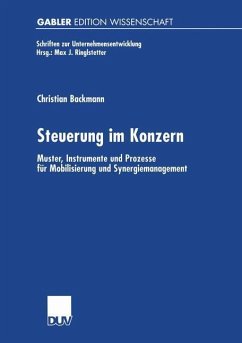 Steuerung im Konzern (eBook, PDF) - Backmann, Christian