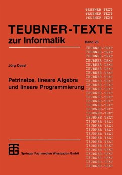 Petrinetze, lineare Algebra und lineare Programmierung (eBook, PDF)