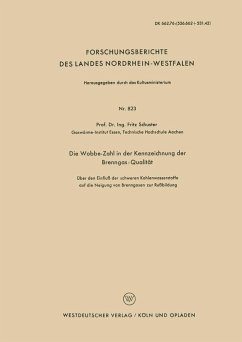 Die Wobbe-Zahl in der Kennzeichnung der Brenngas-Qualität (eBook, PDF) - Schuster, Fritz
