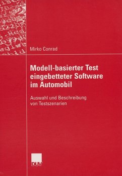 Modell-basierter Test eingebetteter Software im Automobil (eBook, PDF) - Conrad, Mirko