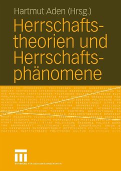 Cover Herrschaftstheorien und Herrschaftsphänomene (eBook, PDF)