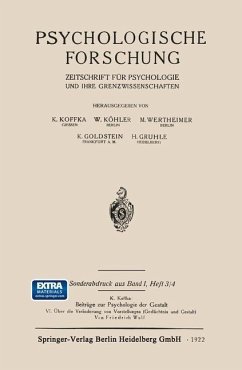 Psychologische Forschung (eBook, PDF) - Wulf, Friedrich