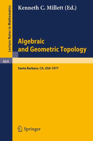 Algebraic and Geometric Topology (eBook, PDF) Algebraic and Geometric Topology (eBook, PDF)