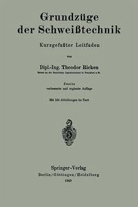 Cover Grundzüge der Schweißtechnik (eBook, PDF)