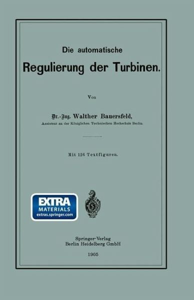 Die automatische Regulierung der Turbinen (eBook, PDF)