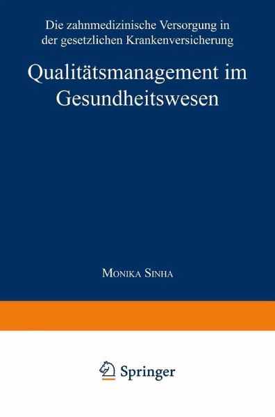 Qualitätsmanagement im Gesundheitswesen (eBook, PDF)