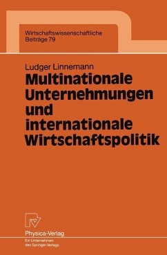 Multinationale Unternehmungen und internationale Wirtschaftspolitik (eBook, PDF) - Linnemann, Ludger