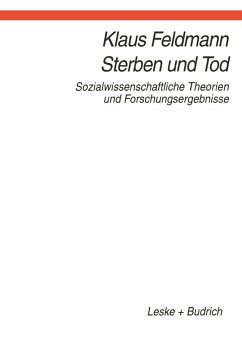 Sterben und Tod (eBook, PDF) - Feldmann, Klaus