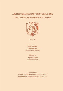 Cover Theorie und Praxis pharmakologischer Forschung. Technische Verfahren zur Isotopentrennung (eBook, PDF)