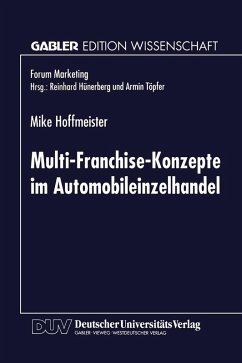 Multi-Franchise-Konzepte im Automobileinzelhandel (eBook, PDF) - Hoffmeister, Mike