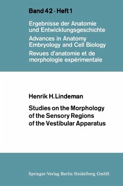 Studies on the Morphology of the Sensory Regions of the Vestibular Apparatus (eBook, PDF) - Lindeman, Henrik Henriksön
