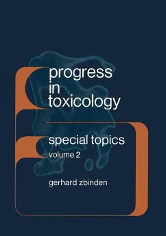 Progress in Toxicology (eBook, PDF) - Zbinden, Gerhard