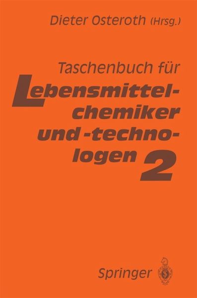 Taschenbuch für Lebensmittelchemiker und -technologen (eBook, PDF)