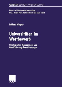 Universitäten im Wettbewerb (eBook, PDF) - Wagner, Eckhard