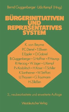 Bürgerinitiativen und repräsentatives System (eBook, PDF)