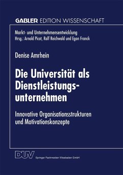 Cover Die Universität als Dienstleistungsunternehmen (eBook, PDF)