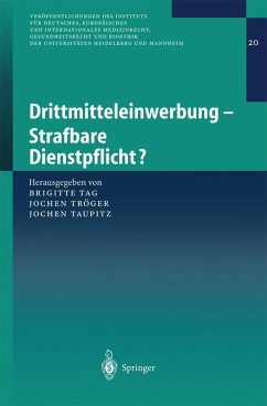 Cover Drittmitteleinwerbung - Strafbare Dienstpflicht? (eBook, PDF)