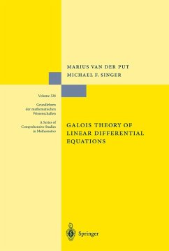 Galois Theory of Linear Differential Equations (eBook, PDF) - Put, Marius Van Der; Singer, Michael F.