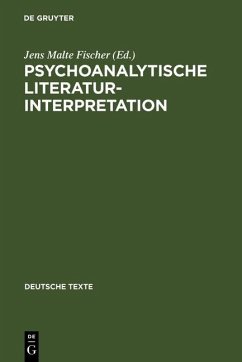 Cover Psychoanalytische Literaturinterpretation (eBook, PDF)