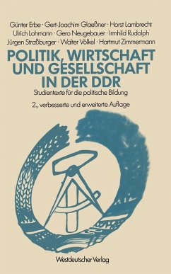 Politik, Wirtschaft und Gesellschaft in der DDR (eBook, PDF)