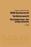 BGB-Sachenrecht / Verfahrensrecht / Rechtsformen der Unternehmen (eBook, PDF)