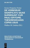 De verborum significatu quae supersunt cum Pauli epitome. Thewrewkianis copiis usus (eBook, PDF)