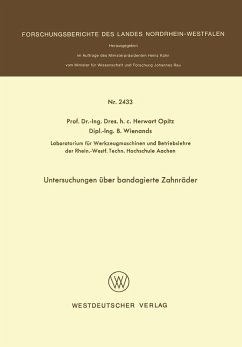 Cover Untersuchungen über bandagierte Zahnräder (eBook, PDF)