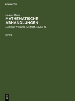 Cover Helmut Hasse: Mathematische Abhandlungen. 3 (eBook, PDF)