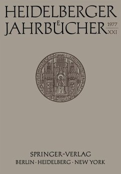 Heidelberger Jahrbücher (eBook, PDF)