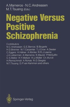 Cover Negative Versus Positive Schizophrenia (eBook, PDF)