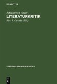 Literaturkritik (eBook, PDF)