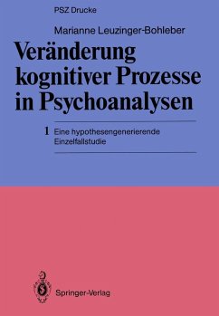 Cover Veränderung kognitiver Prozesse in Psychoanalysen (eBook, PDF)