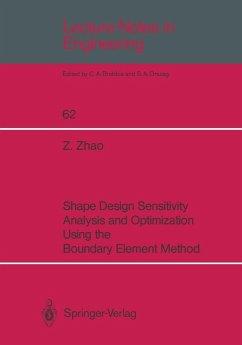 Shape Design Sensitivity Analysis and Optimization Using the Boundary Element Method (eBook, PDF) - Zhao, Zhiye