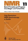 High Resolution NMR Spectroscopy in Solids (eBook, PDF)