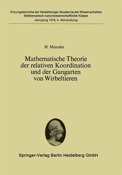 Cover Mathematische Theorie der relativen Koordination und der Gangarten von Wirbeltieren (eBook, PDF)