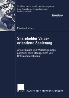 Shareholder Value-orientierte Sanierung (eBook, PDF) - Lafrenz, Karsten