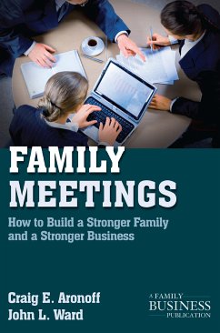 Family Meetings (eBook, PDF) - Aronoff, C.; Ward, J.