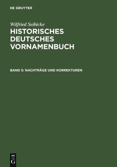 Nachträge und Korrekturen (eBook, PDF) - Seibicke, Wilfried