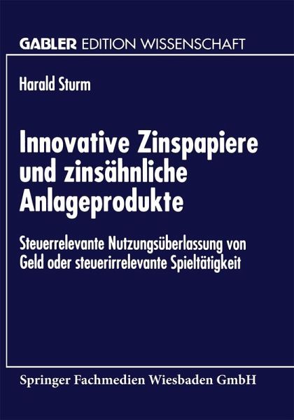 Innovative Zinspapiere und zinsähnliche Anlageprodukte (eBook, PDF)