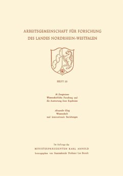 Wissenschaftliche Forschung und die Auswertung ihrer Ergebnisse. Wissenschaft und internationale Beziehungen (eBook, PDF) - Zvegintzov, M.
