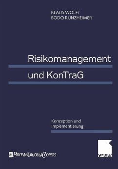Risikomanagement und KonTraG (eBook, PDF) - Wolf, Klaus; Runzheimer, Bodo