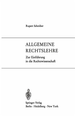 Allgemeine Rechtslehre (eBook, PDF) - Schreiber, Rupert