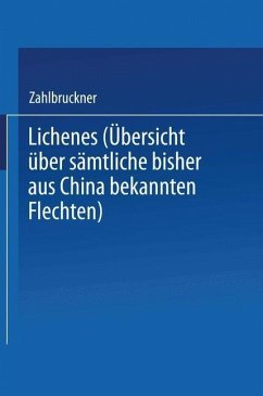 Lichenes (eBook, PDF) - Zahlbruckner, Alexander