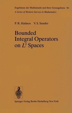 Bounded Integral Operators on L 2 Spaces (eBook, PDF) - Halmos, P. R.; Sunder, V. S.
