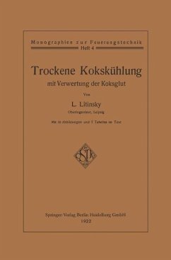 Trockene Kokskühlung mit Verwertung der Koksglut (eBook, PDF) - Litinsky, Leonid