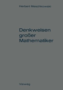 Denkweisen großer Mathematiker (eBook, PDF) - Meschkowski, Herbert